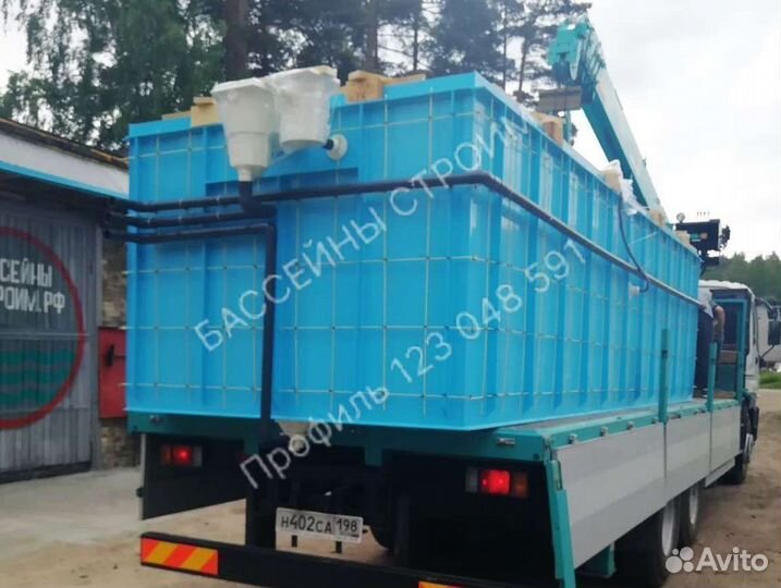 Чаша для бассейна 6x2 пвх