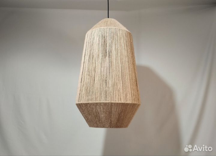 Плетённый абажур