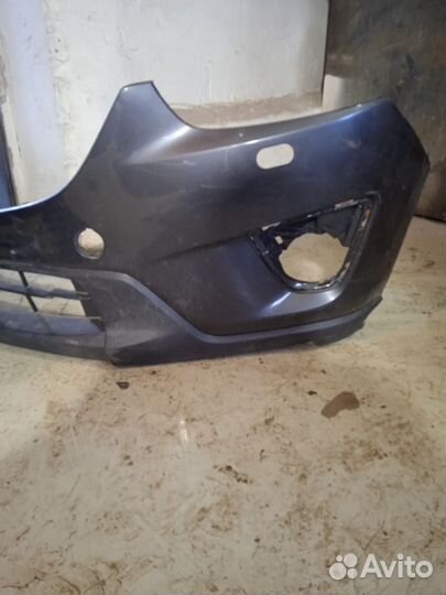 Бампер передний на мазда сх-5 с дефектом