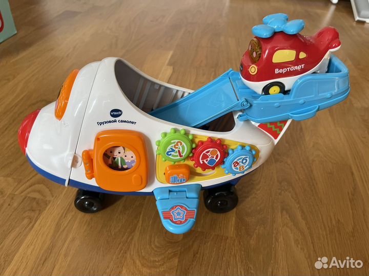 Самолет грузовой с вертолетом vtech