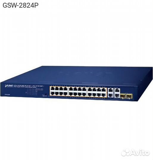 GSW-2824P, Коммутатор Planet GSW-2824P 24-PoE Неупра