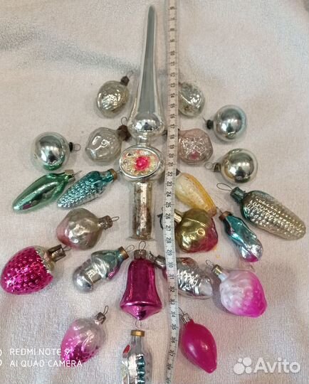 Елочные игрушки СССР одним лотом