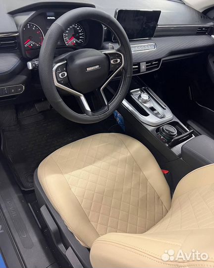 Чехлы экокожа Ромб на Renault Megan 3 от Автопилот