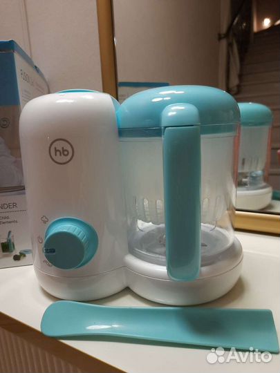 Пароварка- блендер hb fusion 2в1 для приготовления