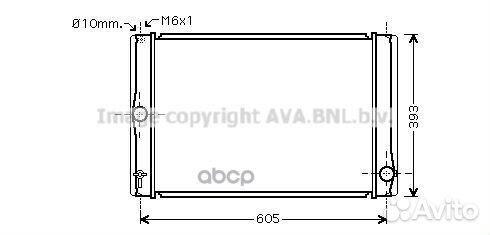 Радиатор системы охлаждения TOA2400 Ava