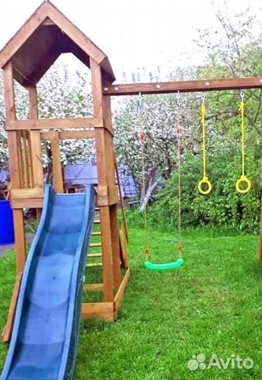 Детская деревянная площадка