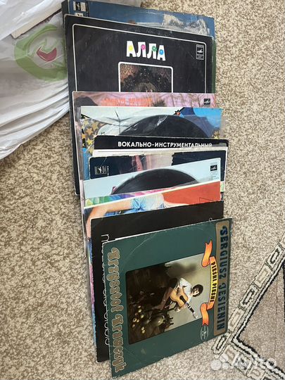 Виниловые пластинки 70х-80х годов, 40 штук