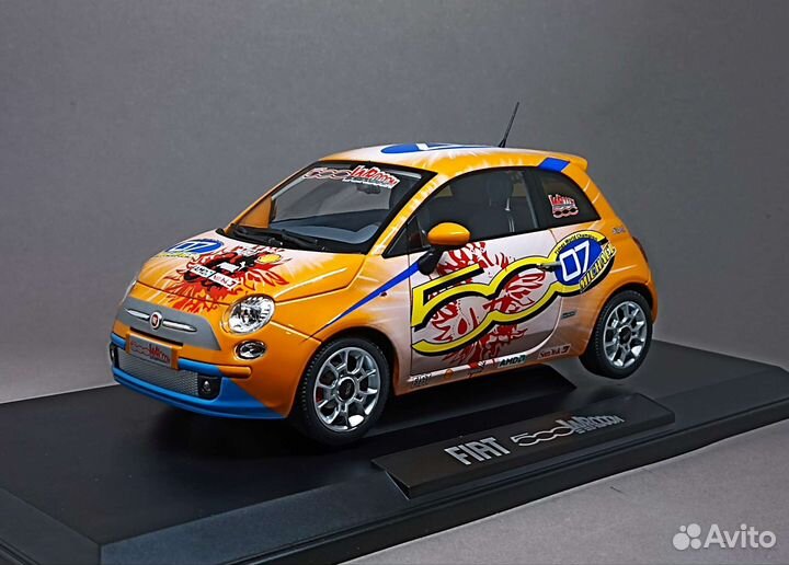 Fiat 500 Wroom 1:18 Norev