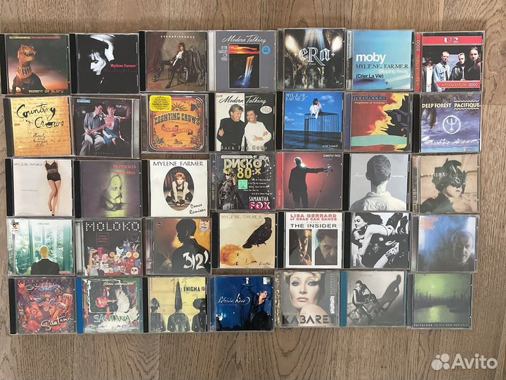 CD диски музыкальные рок и поп