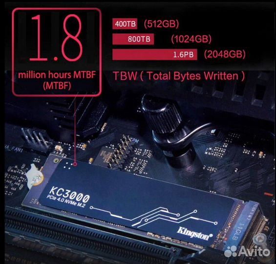 SSD Kingston KC3000 M.2 2280 2TB 1TB PCIe-4.0 NVMe