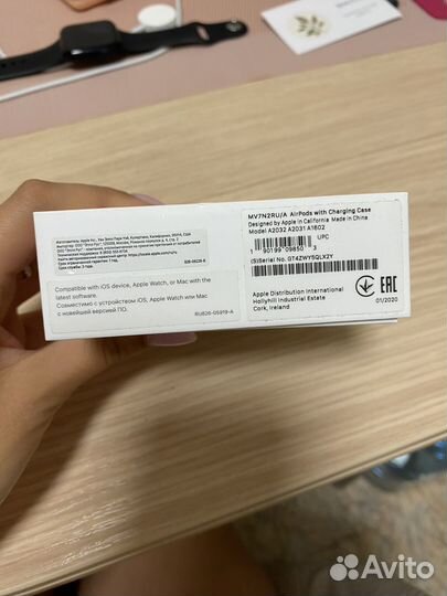 Наушники apple airpods 2