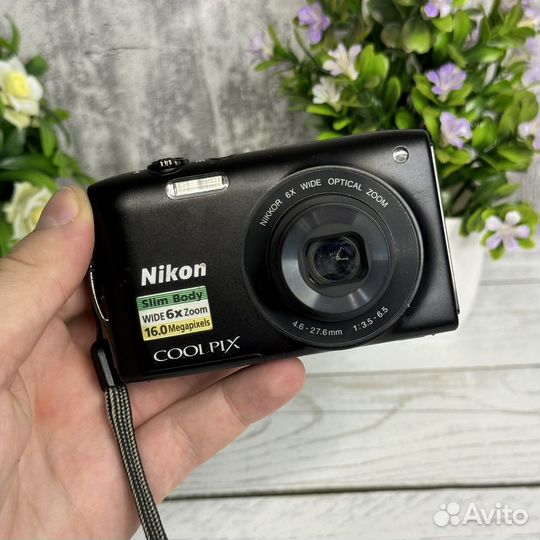 Компактный фотоаппарат Nikon S3200