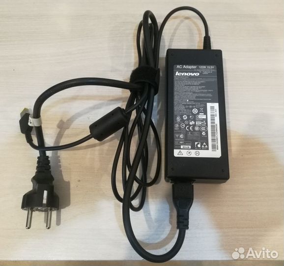 Новый блок питания для Lenovo 19.5v 6.15A
