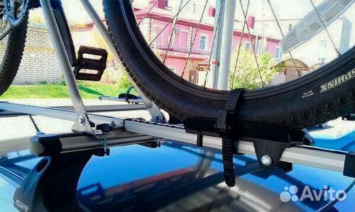 Велокрепления на крышу Amos rover ALU цена за оба