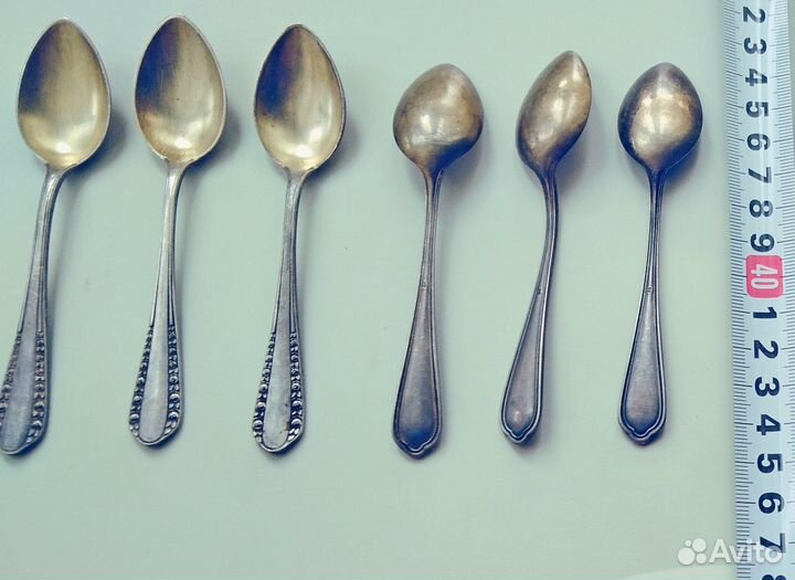 Ложка десертная/кофейная. Посеребрение,клеймо