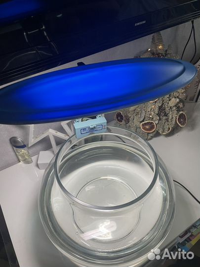 Аквариум круглый с подсветкой 11-12 литров