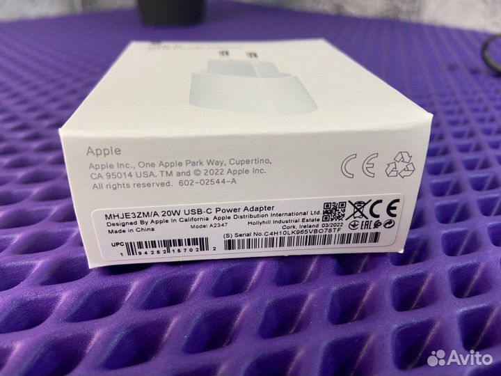 Блок адаптер 20W Type-C