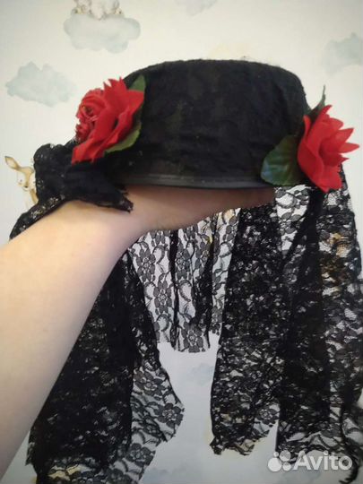 Шляпка с вуалью