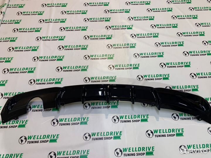 Диффузор BMW 3 F30 M-Performance 1+0 черн тюнинг