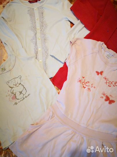 Вещи пакетом на девочку 116-122 зимняя куртка