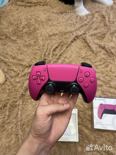 Геймпад для ps5 розовый