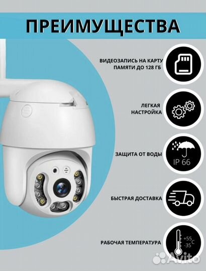 Умная WI-FI камера V380Pro