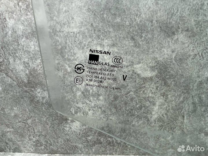 Стекло двери передней правой Nissan Almera Classic