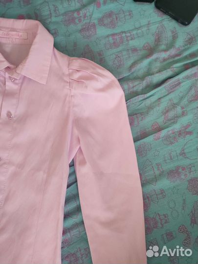 Блузка рубашка для девочки 122 размер