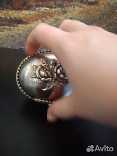 Шкатулка мельхиор