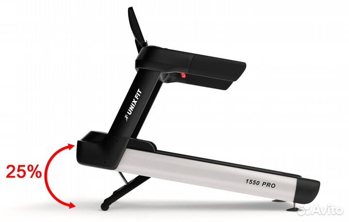 Профессиональная Беговая дорожка Unix Fit 1550 PRO