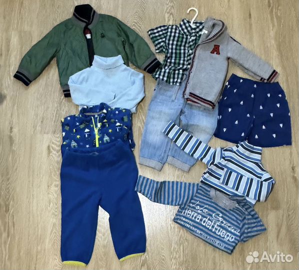 Вещи на мальчика 80-86 размер пакетом