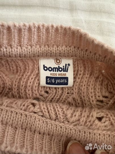 Вязаный свитер детский