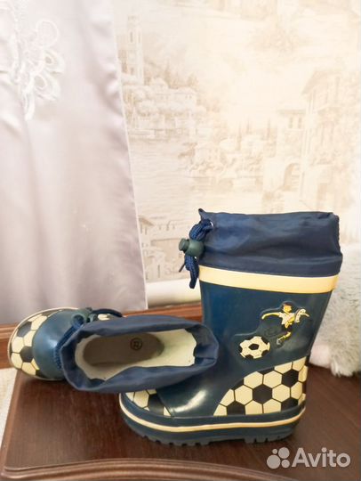 Детские резиновые сапоги 23 размер