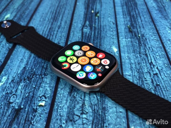 Смарт часы Apple watch 9 45mm серебро