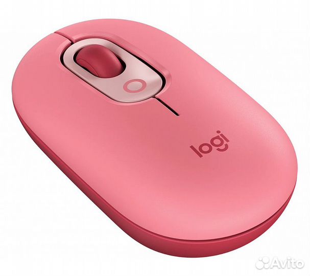 Беспроводная мышь Logitech Pop, розовый