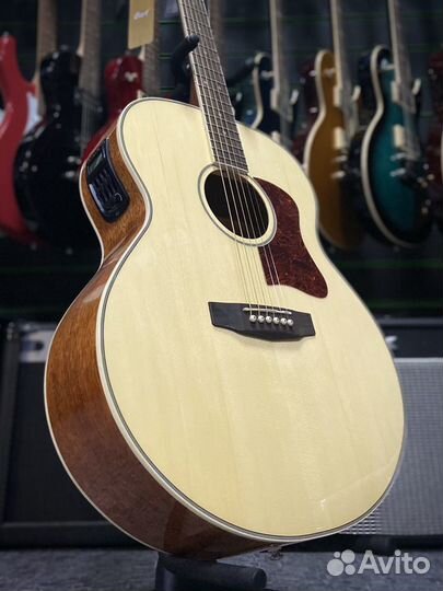 Cort CJ-Medx электроакустическая гитара джамбо