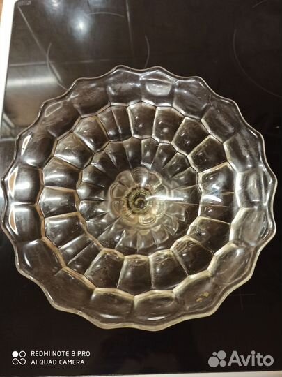 Ваза для фруктов на ножке СССР