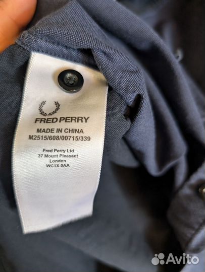 Рубашка Fred Perry оригинал