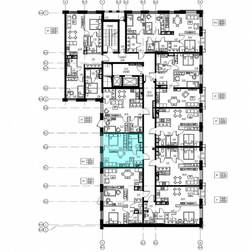 1-к. квартира, 35,6 м², 7/8 эт.