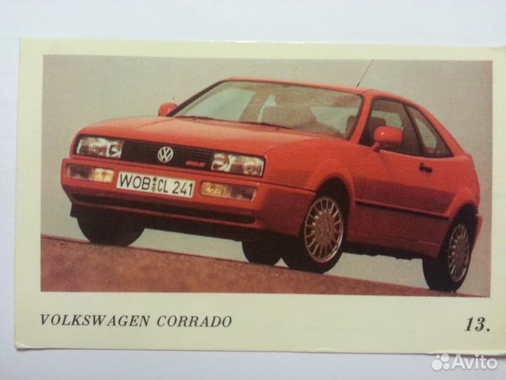 Коллекционные календарики автомобили 1991-1992