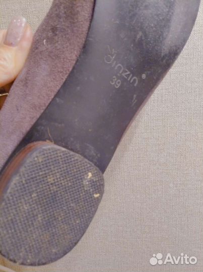 Балетки замша 39р
