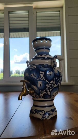Самовар электрический гжель