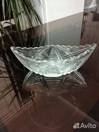Салатник хрустальный