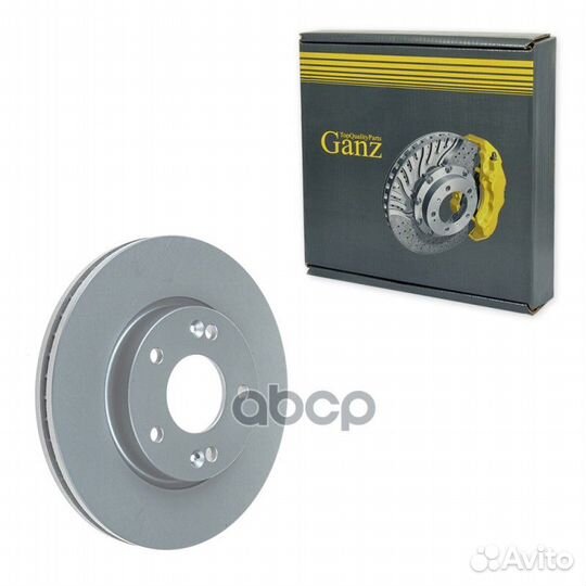 Диск тормозной передний с покрытием KIA Cerato