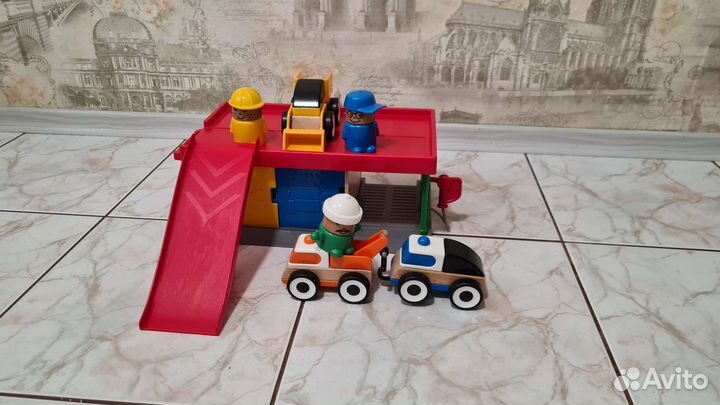 Гараж парковка с машинками Икеа IKEA Lillabo