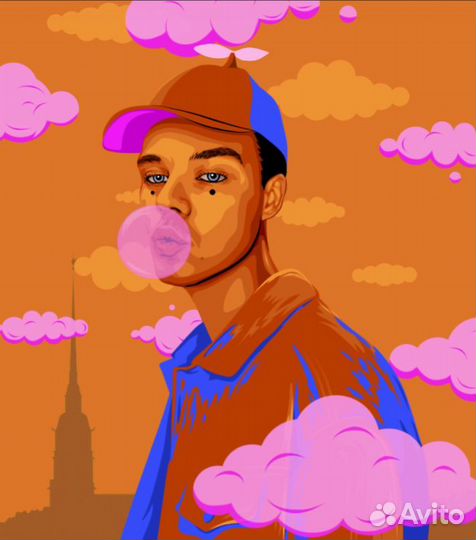 Электронный (векторный) портрет по фото