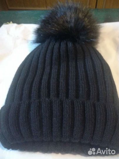 Шапка вязаная зимняя