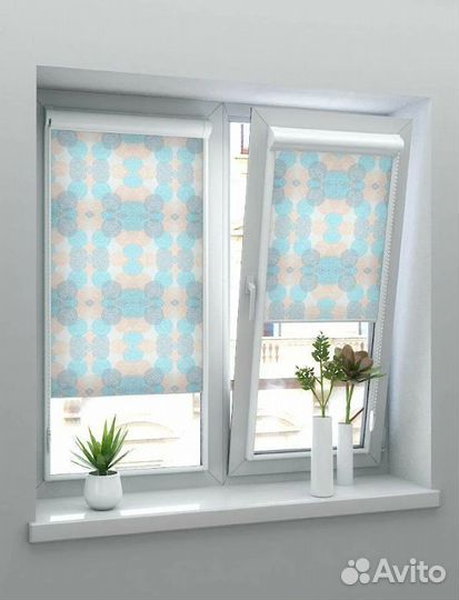 Рулонные шторы с направляющими (закрытого типа)