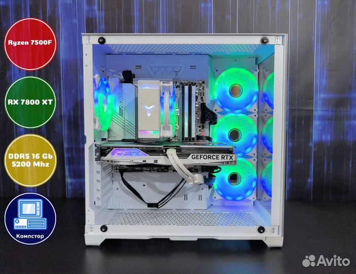 Геймерский комп AMD7500F-RX7800XT-16DDR5-ORI07-A620