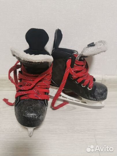 Хоккейные коньки детские bauer, размер EUR29,5